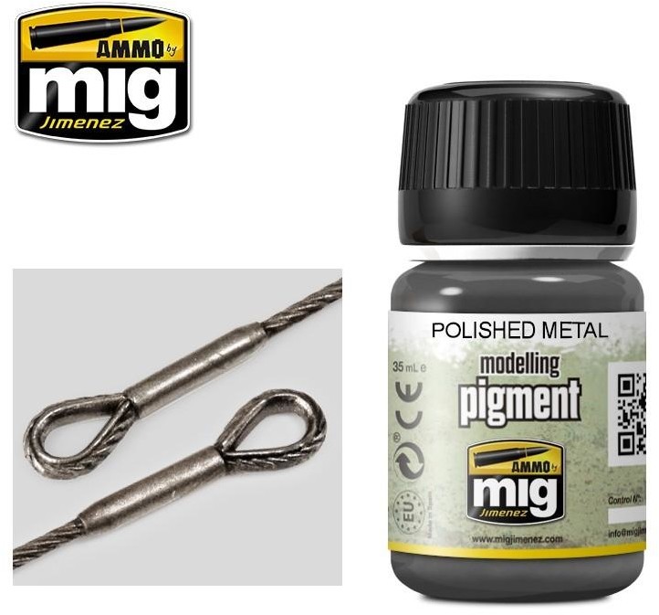 mig Pigment Ammo Mig - Polished Metal mig 3021