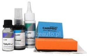 CarPro FLYBY30 GLASS ZESTAW NIEWIDZIALNA WYCIERACZKA NA SZYBY 20 ML