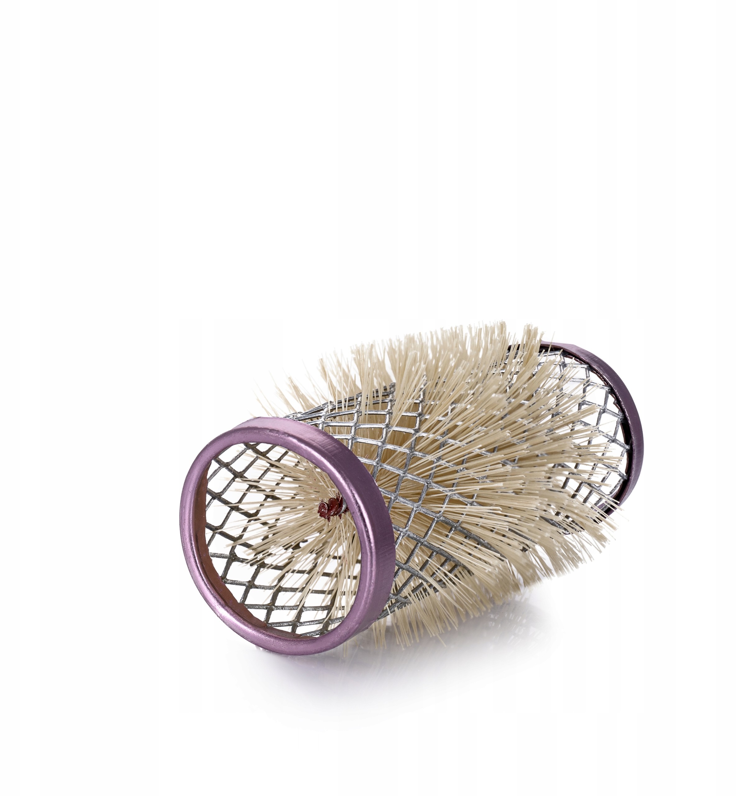 Metalowe Wałki Do Włosów Ze Szczoteczką 24mm 12szt