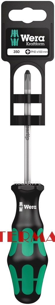 Wera 350 PH SB Wkrętak krzyżowy Phillips, na blistrze PH 2x100 05100052001