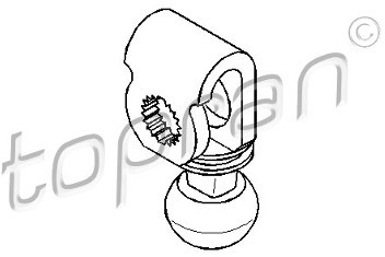 TOPRAN Drążek zmiany birgów TOPRAN 109 706