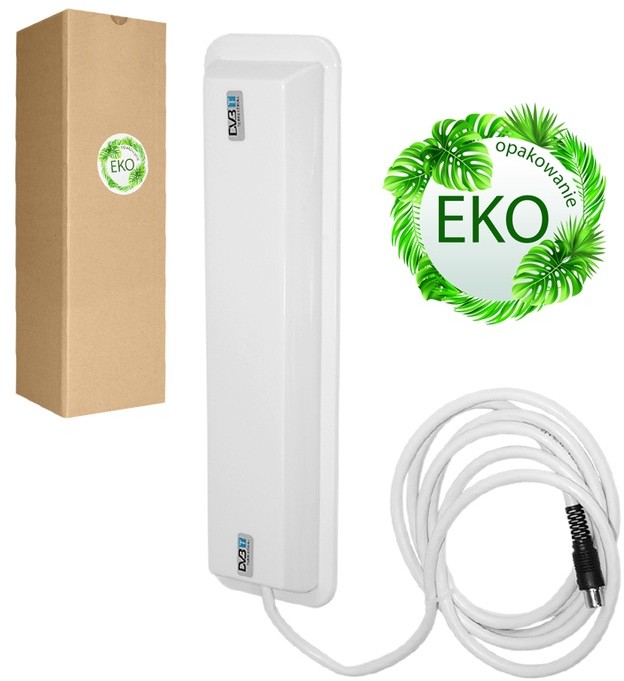 CYFROWA ANTENA POKOJOWA DVB-T2 4K uniwersalna mini