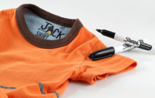 Sharpie Sanford Brands Rub-a-Dub Marker do tkanin Czarny bl 31101PP