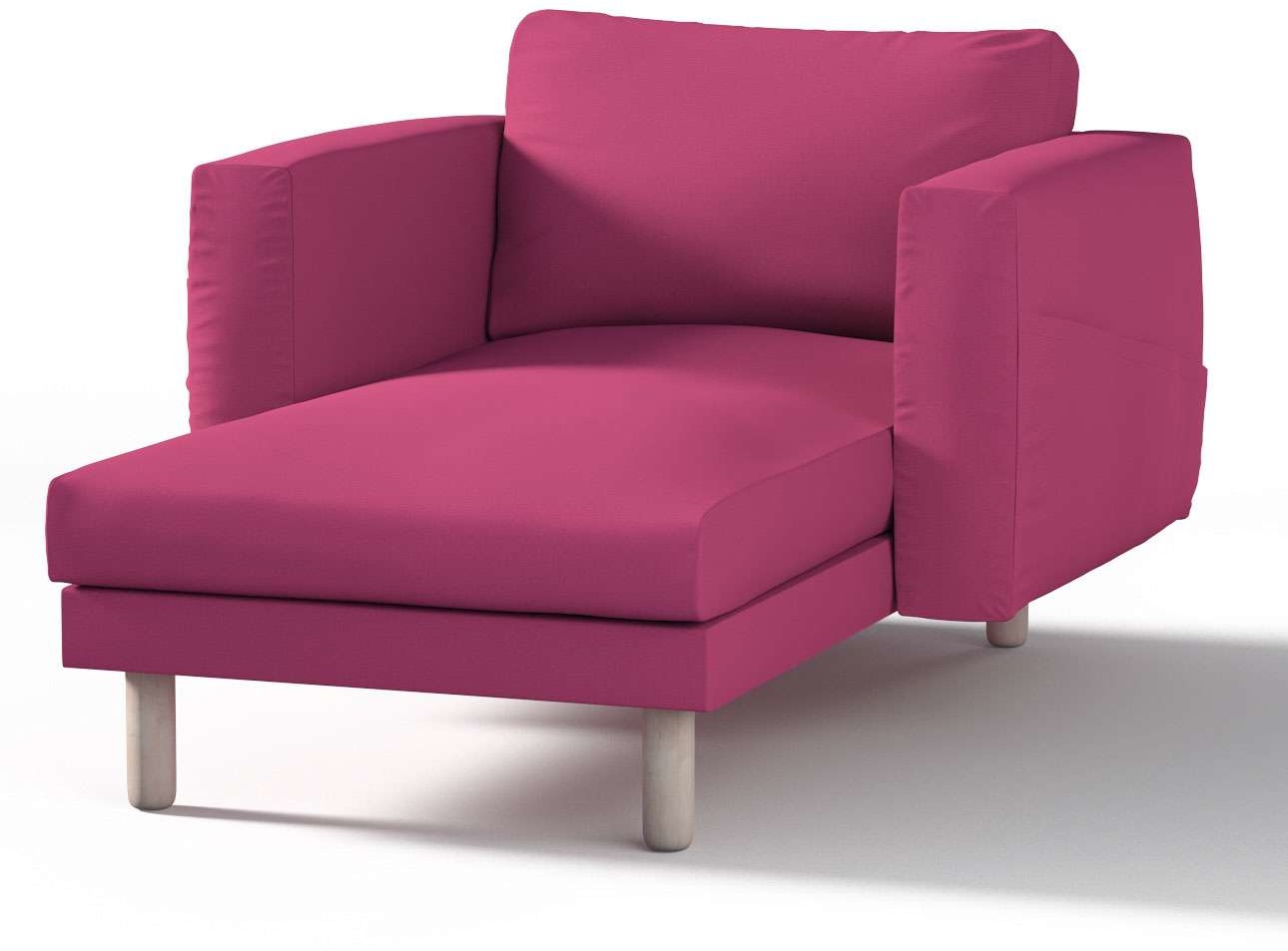 Dekoria pl pl Pokrowiec na szezlong Norsborg z podłokietnikami amarant 110 x 157 x 85 cm Etna 1023-705-23