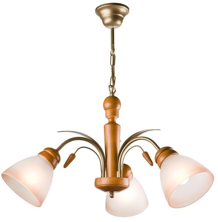 Lamkur Żyrandol na łańcuchu TULIPAN 3xE27/60W/230V