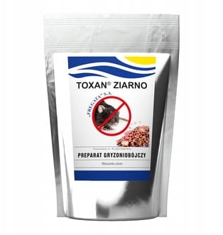 Toxan ziarno trutka na Myszy Szczury 1 kg