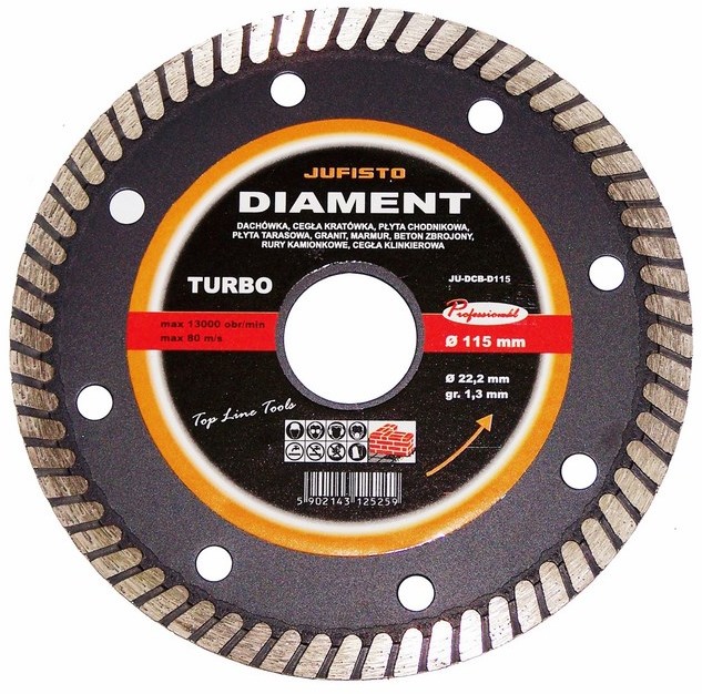 JUFISTO Tarcza diamentowa 115 mm