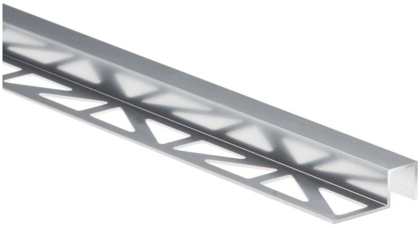 STANDERS Profil wykończeniowy Aluminium kwadrat 8 X 10 mm / 2.5 m Elpol Srebrny Standers