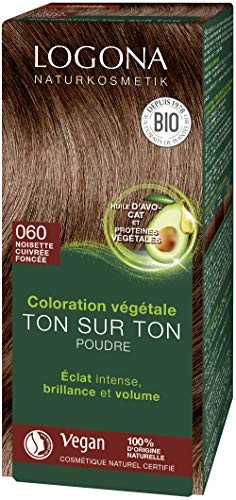 Logona Naturkosmetik Naturkosmetyki Colorante végétale poudre 060 noisette, 100 g 33312