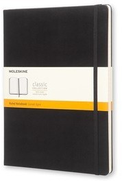 Moleskine Notes w twardej oprawie XL czarny w linie QP090