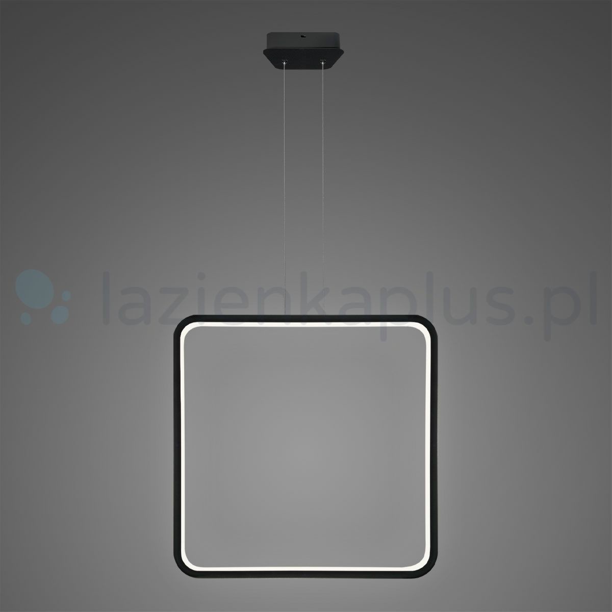 Altavola Design Ledowe Kwadraty lampa wisząca czarny LA079X80in3kblack