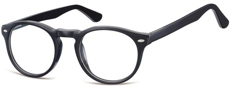 Sunoptic Okrągłe okulary oprawki zerowki korekcyjne AC46A