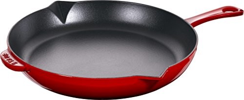 Staub 40510  717  0 patelnia z uchwytem z żeliwa, żeliwo, wiśniowy, 26 cm 40510-717-0