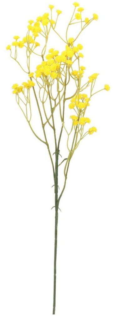 Sztuczna gałązka Gipsówka żółta 30 cm