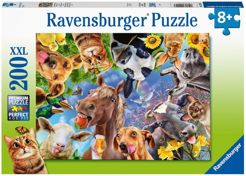 Ravensburger puzzle Zwierzęta gospodarskie 200 elementów # z wartością produktów powyżej 89zł!