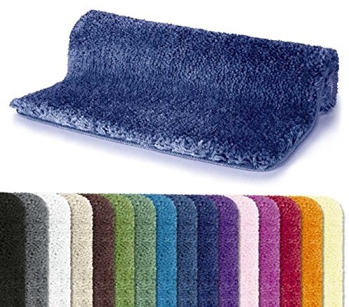 Spirella MSV dywanik łazienkowy Highland, niebieski morski, 60 x 90 cm 10.14182