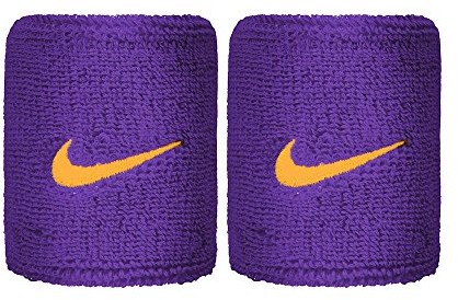 Nike Swoosh Wrist Bands Purple 2 sztuki N.NN.04.512.OS