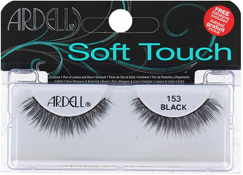 Ardell Soft Touch 153 Black Sztuczne czarne rzęsy