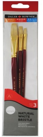 Daler Rowney 216940300  White tarczami sizalowymi Short Handled, 3 piece Set 216940300