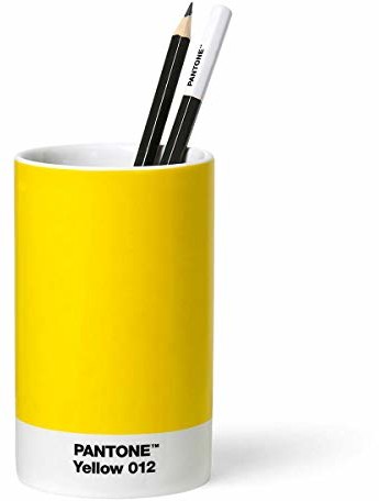 Pantone Pantone organizer biurkowy na długopisy, porcelana, Yellwo 012, żółty 101490012