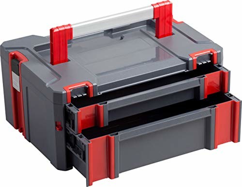 Connex cox566208 system Box szuflady, szaro-czerwony, One Size
