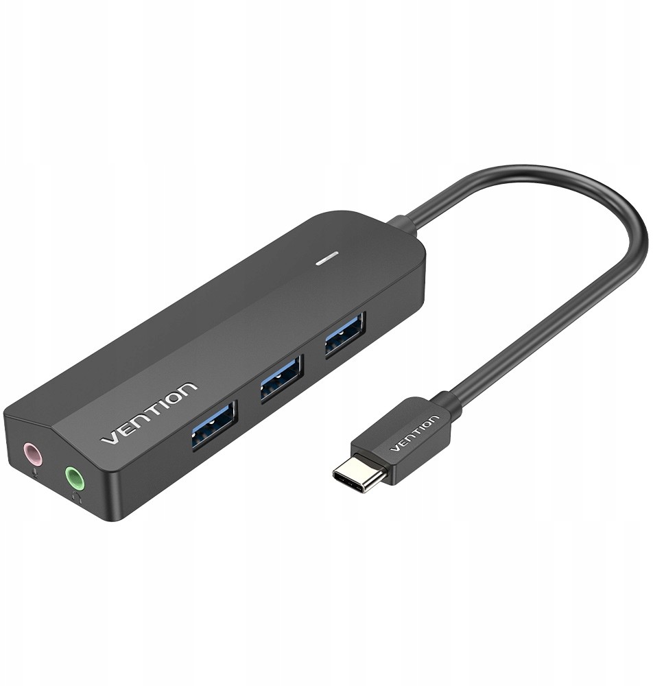 Vention Karta Dźwiękowa + Hub Usb 3.0 + Zasilanie
