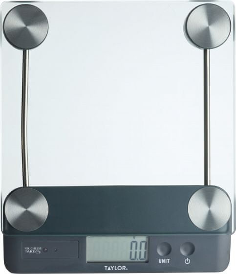 Taylor Waga kuchenna 21 x 21 cm przezroczysta