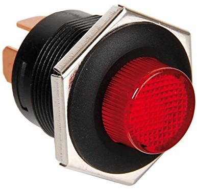 Lampa Lampa 45538 przycisk przełącznika z diodami LED - czerwony 45538