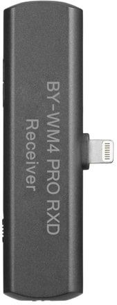 BOYA BOYA BY-WM4 PRO-RXD - (2,4 GHz) to nowej generacji dwukanałowy odbiornik dla iOS