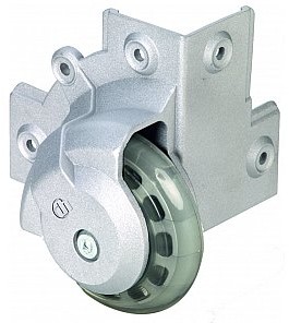 Adam Hall 37501 S - Kółko narożne z miękką oponą, 75 mm 37501S