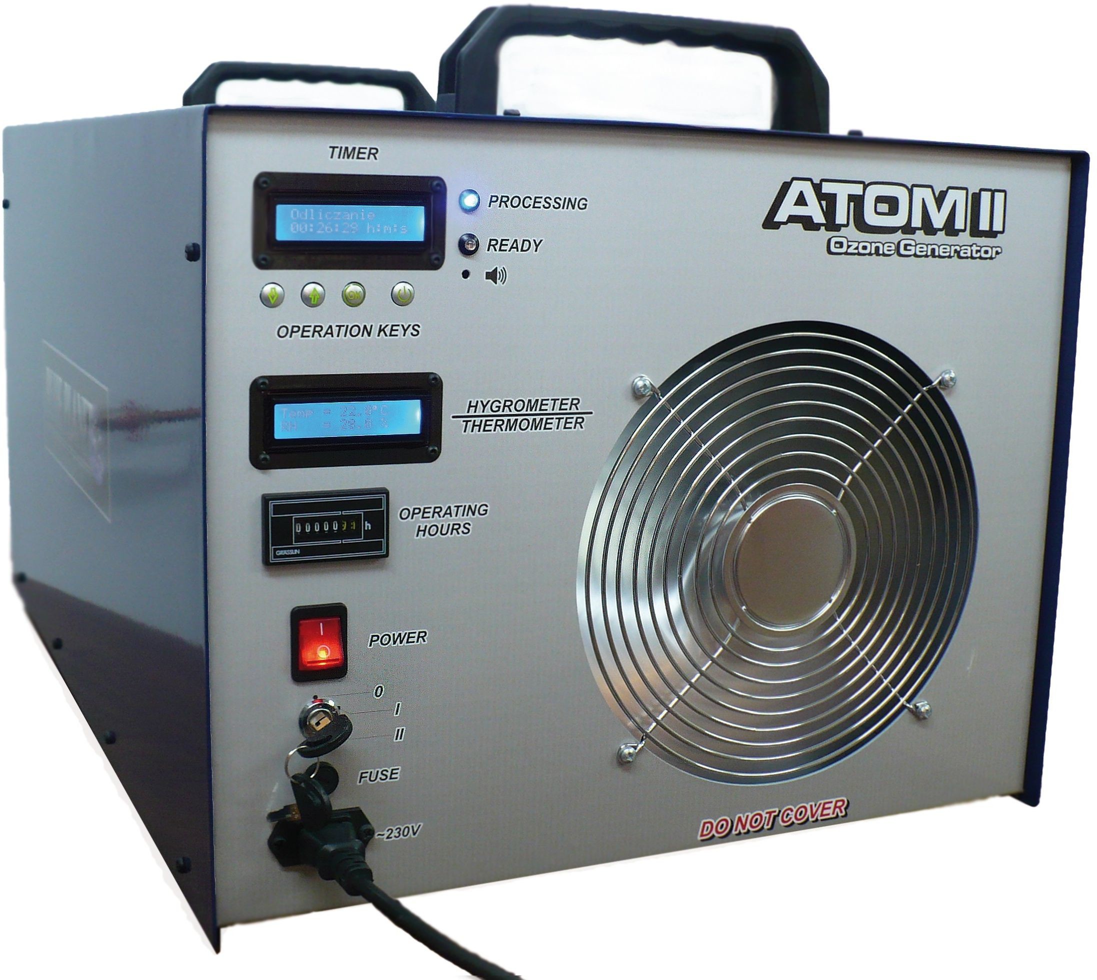 Blueplanet Generator Ozonu 120g ozonator ATOM II 120g/h przedmuchowy