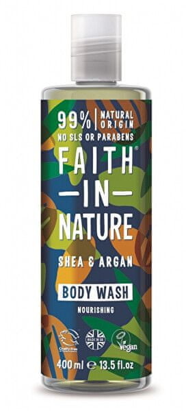 Фото - Інша косметика Faith in Nature  Żel pod prysznic, masło arganowe i shea, 400 ml 