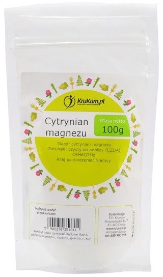KruKam Cytrynian Magnezu 100g