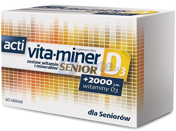 Acti Vita-miner Senior D3 x60 tabletek