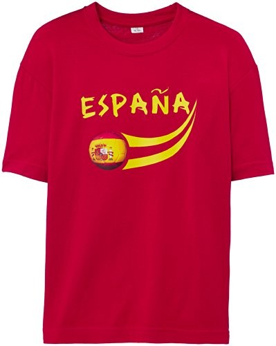 Supportershop Koszulka dla fanów piłki nożnej dla dzieci Hiszpania 5060360365756