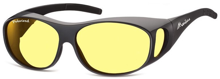 Stylion Żółte Okulary z Polaryzacją HD Fit Over dla Kierowców, nakładane na Korekcyjne FO1i FO1i