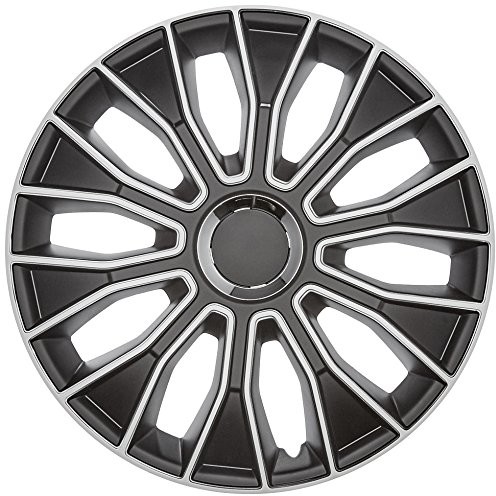 Autostyle Samochód Style PP 5213 komplet ozdobne kołpaki na koła voltec Pro 13 cali, czarny/biały VOLTEC 13'' WHITE&BLACK