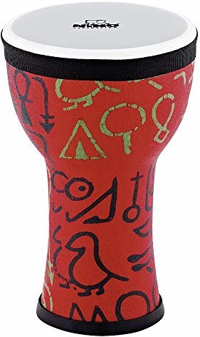 Nino Percussion Elementy perkusyjne Mini Djembe - Cytryna EMDJ-LE) EMDJ-LE