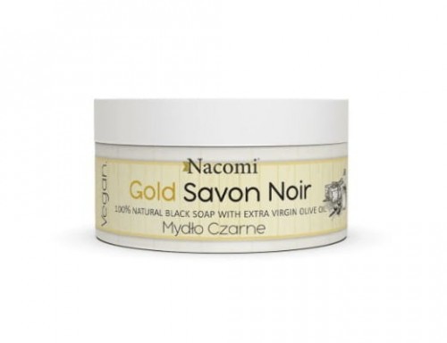 Nacomi Mydło Czarne Savon Noir Gold 125g