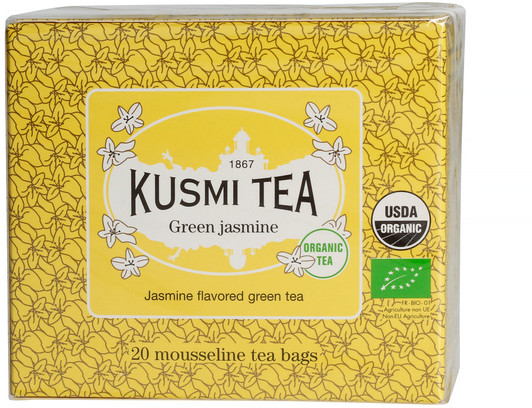 Kusmi Tea Green Jasmine Bio Herbata w saszetkach 20 sztuk VJAS20SBIO