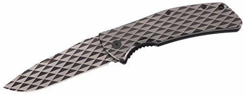 Herbertz męska romb wzornictwo scyzoryk, czarna, 21,5 cm 312111