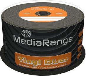 MediaRange CD-R 52x CB 700MB MediaR. Vinyl 50 sztuk - MR225