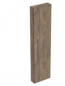 GEBERIT GEBERIT 502.317.JR.1 Wysoka szafka iCon z jednymi drzwiami i lustrem wewnętrznym krótka 45 cm x 180 cm x 15 cm Orzech włoski hickory Melamina struktura drewna