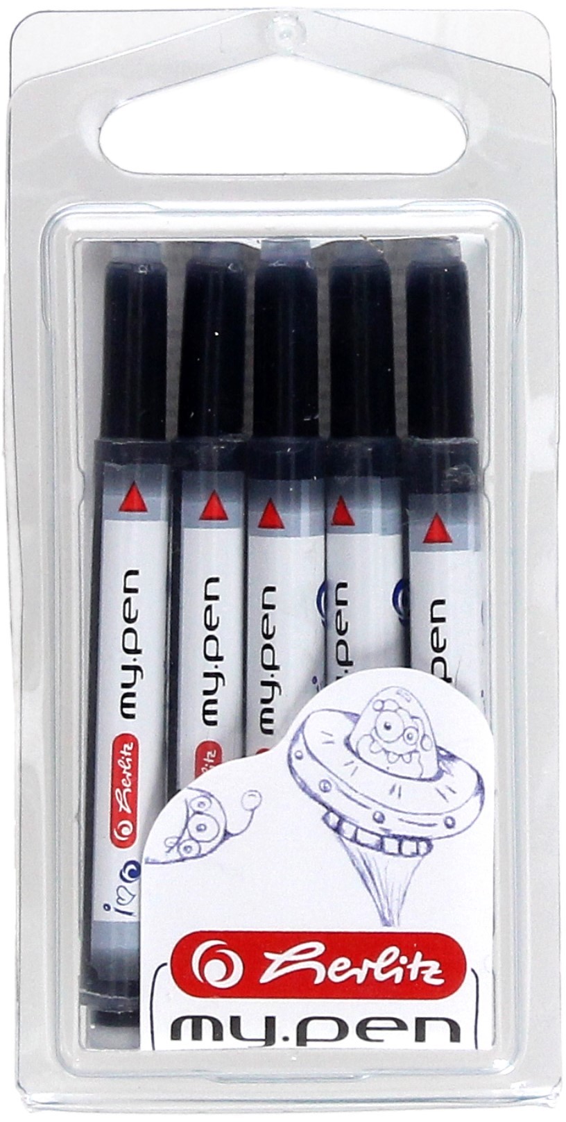 Herlitz Naboje atramentowe niebieskie (5) MyPen 10999852