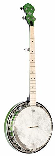 Ortega Guitars ORTEGA Falcon Series Banjo - Transparent Green (OBJE400TGR) OBJE400TGR
