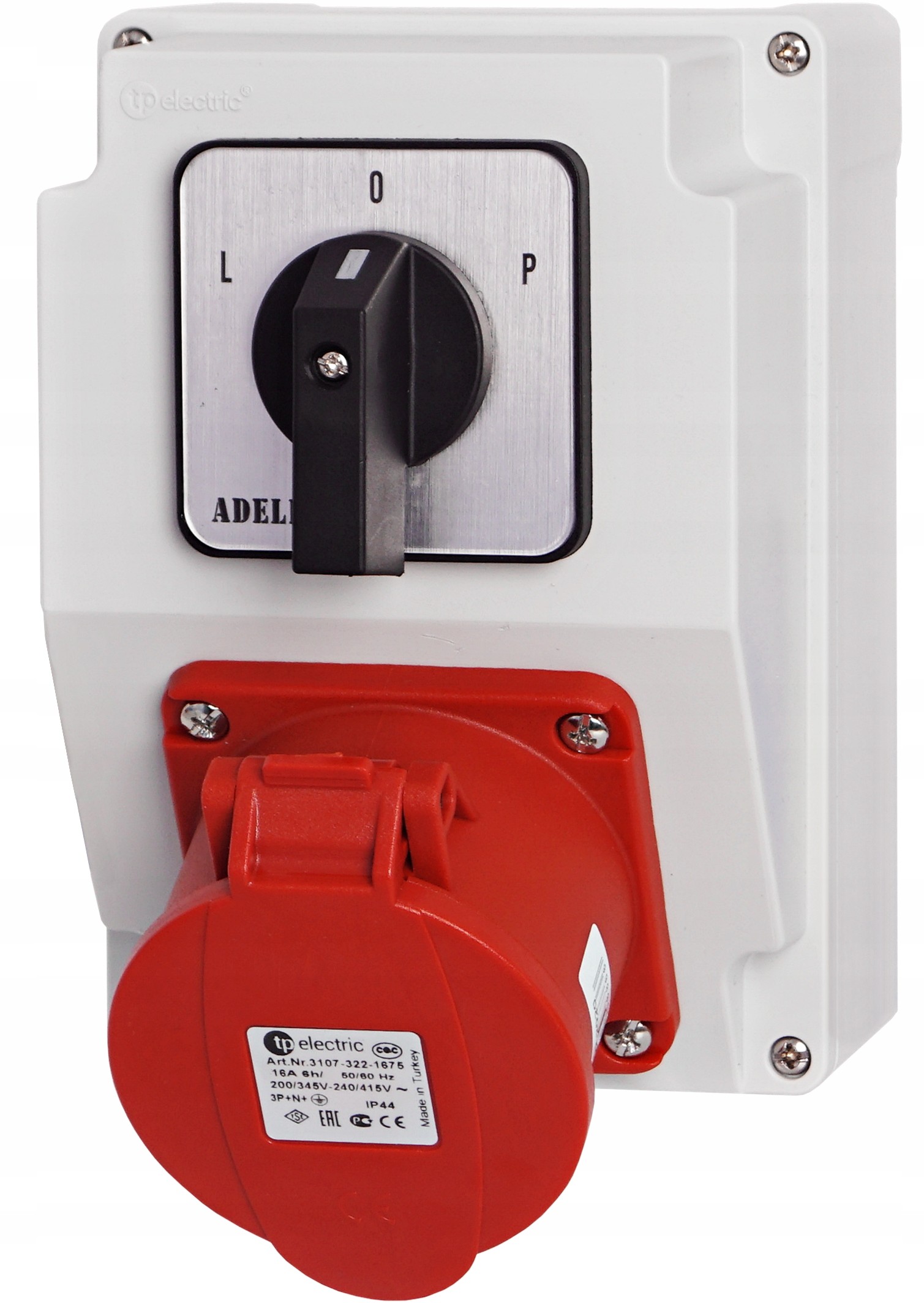 Rozdzielnica Skrzynka Budowlana Lewo Prawo 16A 5P