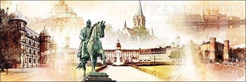 Pro-Art-Bilderpalette Pro-Art g1381e obraz na ścianę wydruk Giclée 'karlsruhe' 150 x 48 cm g1381s