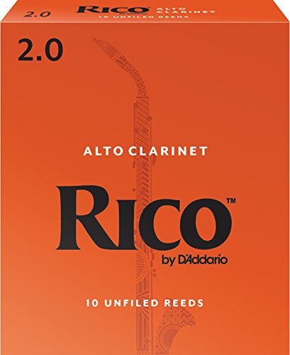 Rico od D'Addario Alto Clarinet Reeds, Strength 2, 10 sztuk RDA1020