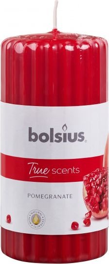NoName świeca zapachowa True Scents Granat 12 cm woskowy czerwony twm_479919