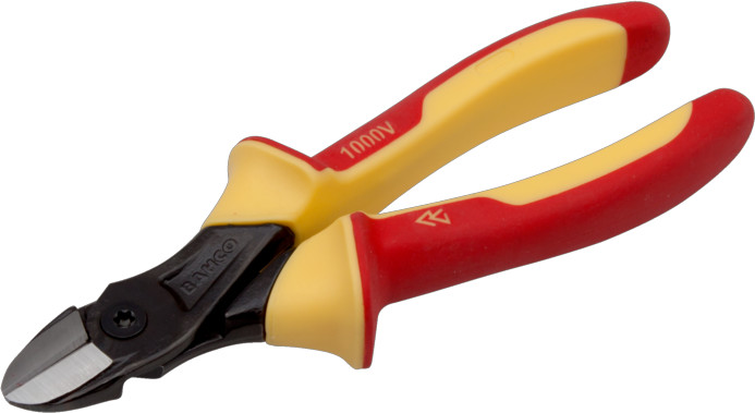 BAHCO obcinak boczny izolowany, do prac z napięciem 1000V, z progresywną krawędzią tnącą 160mm, ERGO [2101S-160]
